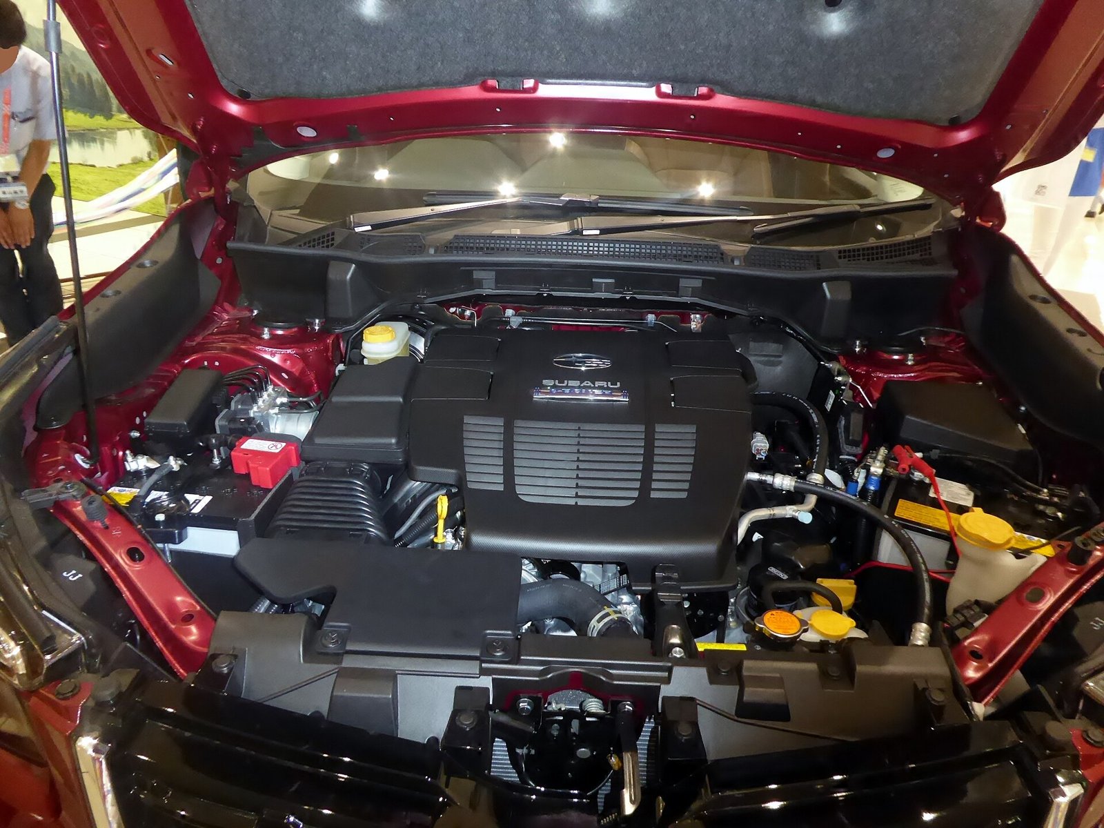 Подкапотное пространство Subaru Forester SK e-Boxer